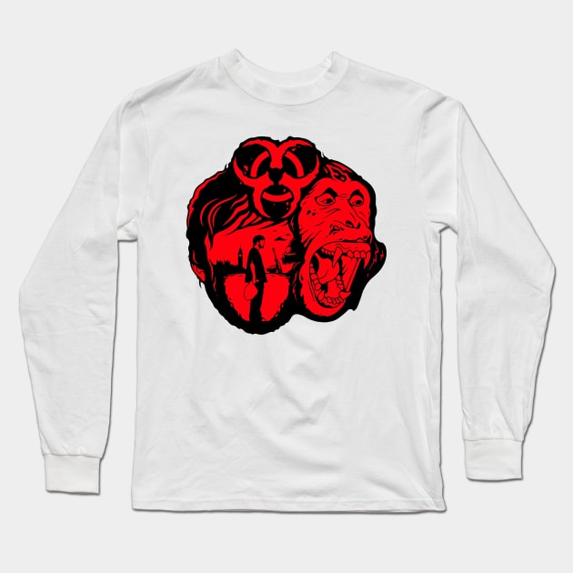 28 Days Later RAGE Long Sleeve T-Shirt by Creative Terror